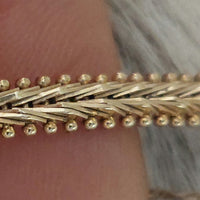 Vintage Italian Diamond Line Bracelet