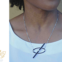 Black Tie, Toggle Necklace 1