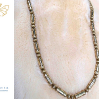 Time capsules, Sterling Bead Necklace