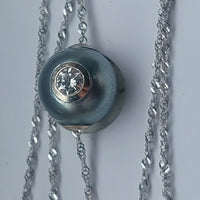 At the Ready - Diamond & Tahitian Pearl Necklace