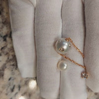 Kiss from a Rose - Pearl Earrings